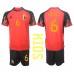 België Axel Witsel #6 Babykleding Thuisshirt Kinderen WK 2022 Korte Mouwen (+ korte broeken)